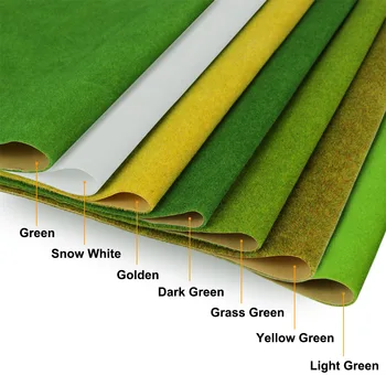 Evemodel Landschaft Gras Matte Verschiedene Größen Simulation Modell Rasen Kunstrasen Modell Züge Layout