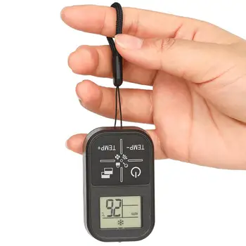 Mini-Universal-AC-Fernbedienung mit Temperaturanzeige, CR2032-Batterie, kompakte Klimaanlagen-Fernbedienung