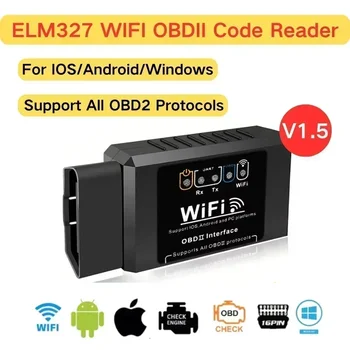 ELM327 WiFi OBD2 Code Reader Scanner Auto Diagnose Werkzeuge V 1,5 WIFI Für Android/IOS/PC OBD2 Interface
