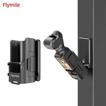 Flymile Magnethalterung für DJI OSMO Pocket 3, Clip-Halterung, Radfahren/V-Log/Tischplatte, Basisverstellung