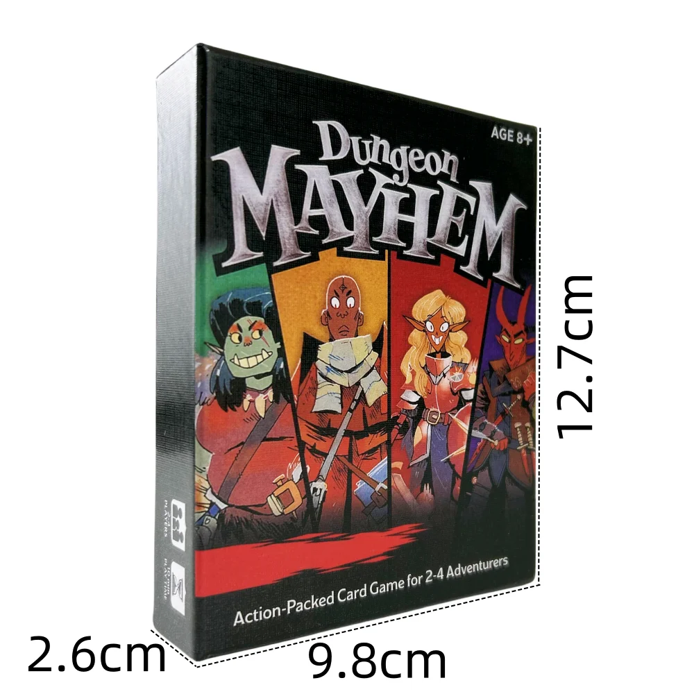 3 Stile Family Fun Brettspiel Spielkarte Dungeon Mayhem – Bild 4