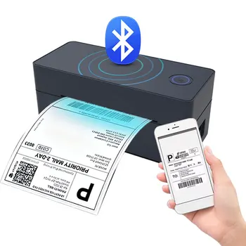 Drahtloser Bluetooth-Thermo-Versandetikettendrucker 4x6 unterstützt Android Mac iPhone Windows