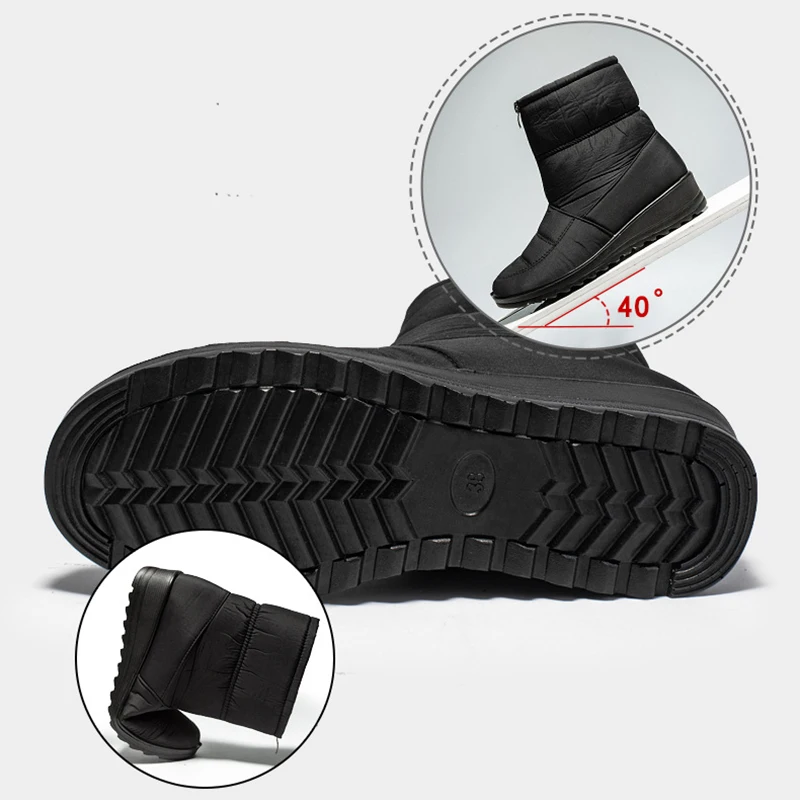 Neue Plattform Wasserdichte Schnee Stiefel Frauen 2025 – Bild 5