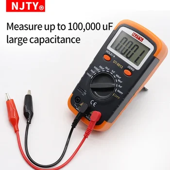 Professioneller digitaler Kapazitätsmesser, 6000 Zählungen, Kondensator-Kapazitätsmesser, LCR-Tester, 100000uF