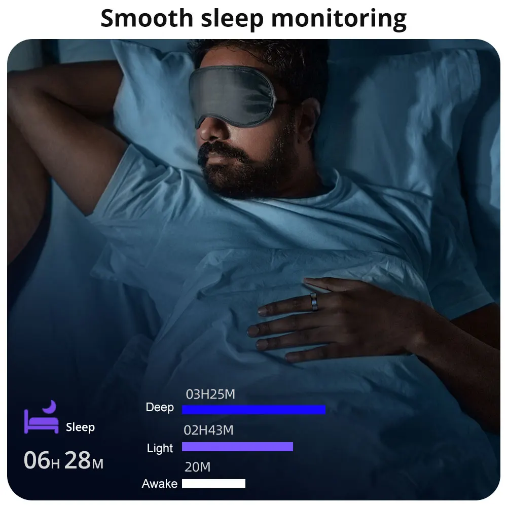 2025R06 Smart Ring Männer Frauen Gesundheit Monitor IP68 – Bild 4