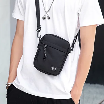 Umhängetasche Oxford Tuch Casual männer Satchel Kleine Quadratische Tasche Mode Diagonal Crossover Hand