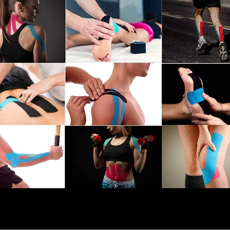 5-10 cm Sport Kinesio Tape Muskel Kinesiologie Elastische – Bild 3