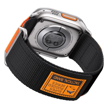 Armband für Apple Watch Band 45 mm 44 mm Ultra 49 mm 42 mm 44 45 mm breites Nylon Iwatch Serie 9 Se 8 2 Correa
