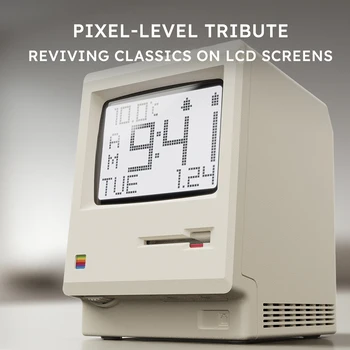 Retro Uhr Kreativität Maclock Wecker Student Spezifische Wake Up Artefakt Desktop Dekor Elektronische Display