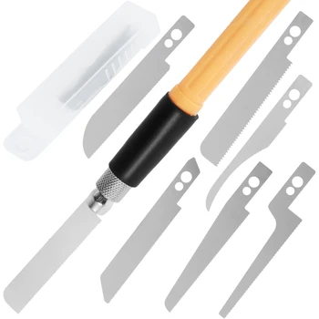 Mini Handsäge Set Modell Handwerk Handsäge DIY Metall Handwerk Klinge Säge Bügelsäge Werkzeug Hand Modell