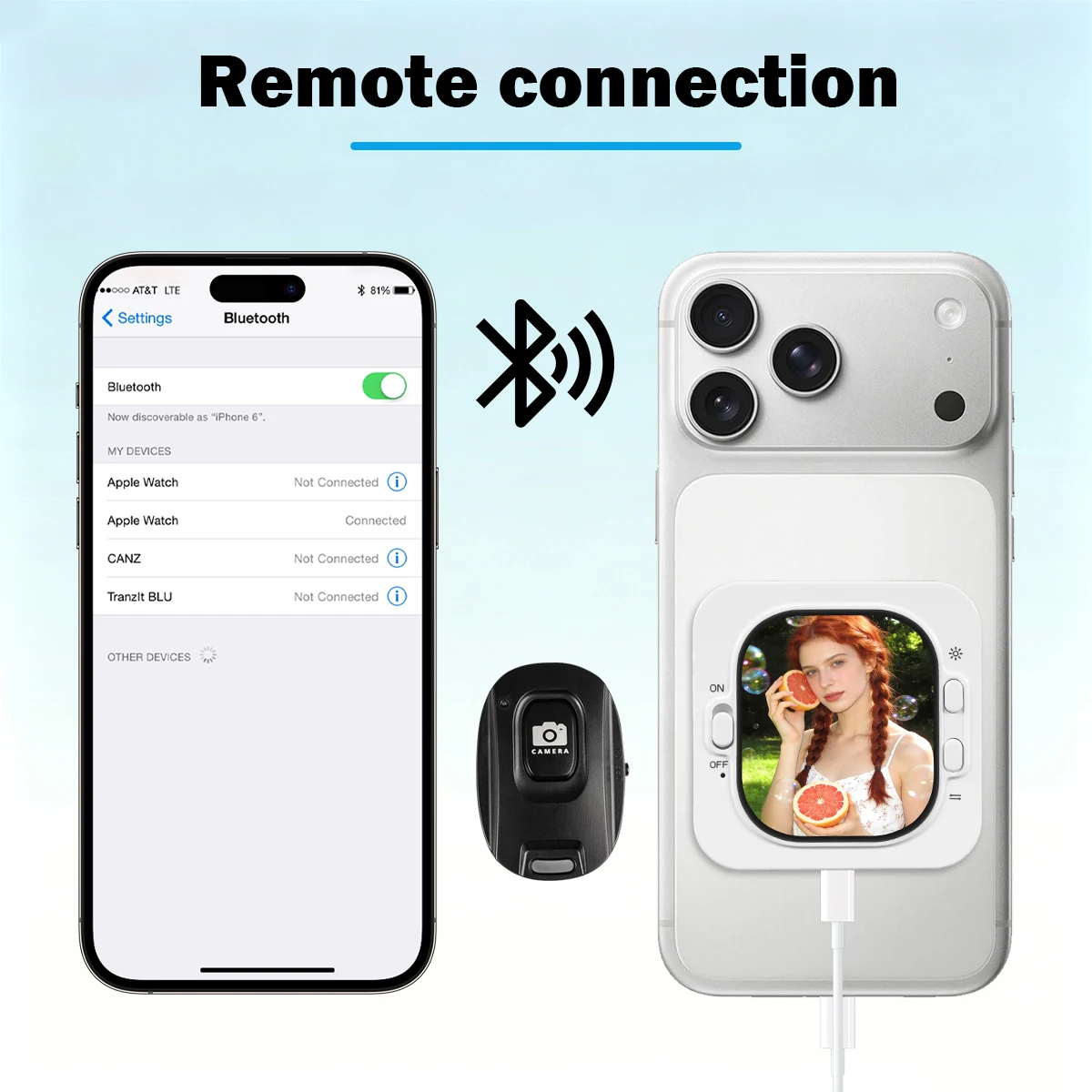 Telefon Vlog Selfie Monitor Bildschirm Telefon Halter Clip – Bild 2