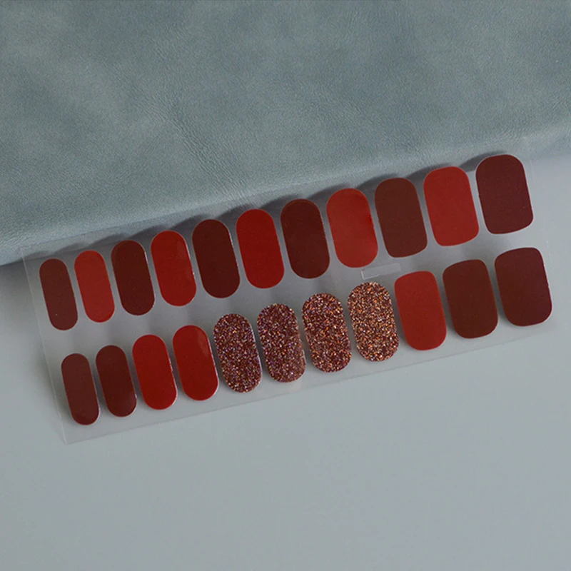 22finger Flash Pailletten Nagellack Gel Film ins Wind – Bild 2