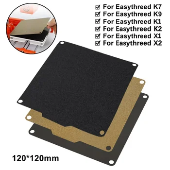 Easythreed X1 X2 K7 K9 K1 K2 Bauplatte 3D-Drucker 120x120mm Doppelseitige Textur PEI Federstahlplatte