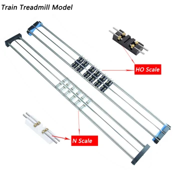 HO N Scale Model Train Laufband Track Rider Roller Trolleys/Räder für Railway Accessories One-Axis Module