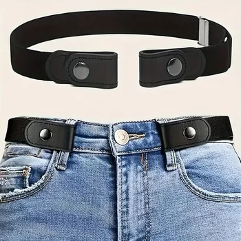 Traceless unsichtbarer elastischer Gürtel Damengürtel Jeans Hosen Herren elastischer Gürtel