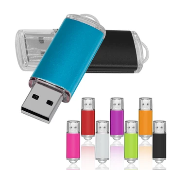 High Speed Colorful USB Flash Drive 2.0 Metall Pendrive 32gb 16gb 1gb 64gb Pen Drive Memoria USB Fotografie