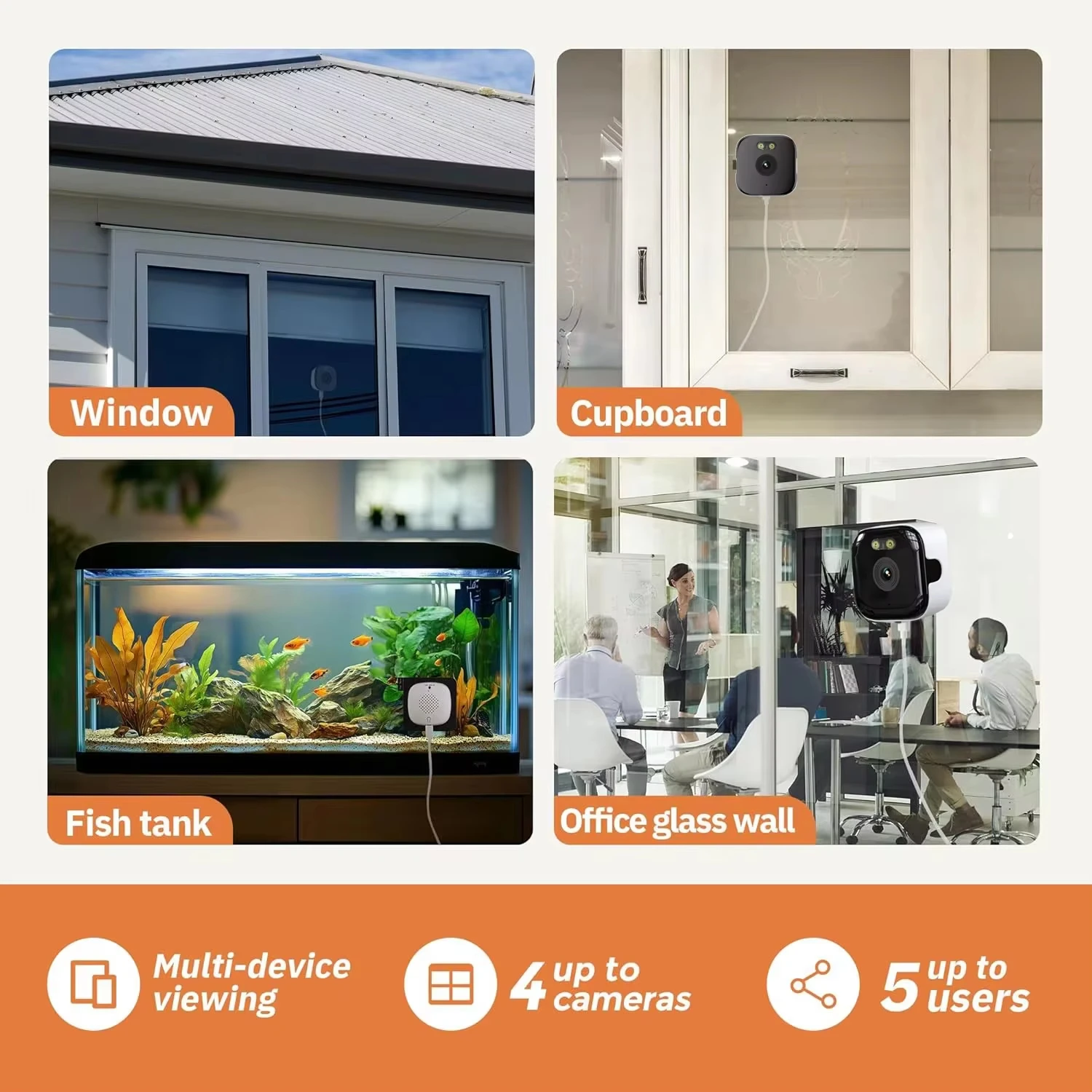 Mini-Fensterkamera ersetzt Außenkameras 2,4/5GHz WLAN-Kamera – Bild 6