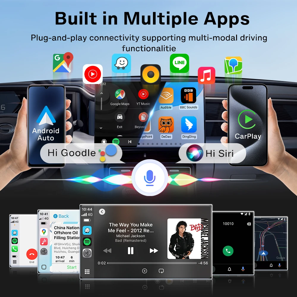 2-in-1 CarlinKit 5.0 Ultra Wireless CarPlay Android Auto – Bild 5