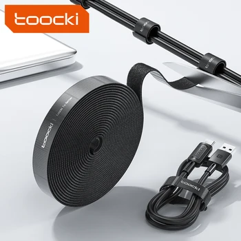 Toocki Kabel-Organizer, Drahtwickler, USB-Kabelmanagement, Schutz für Kopfhörer, Maus, Kabelbinder