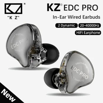 KZ EDC Pro Headset Dynamische In-Ear-Monitor HiFi Wired Kopfhörer Bass Stereo Spiel Musik Ohrhörer Sport Noise