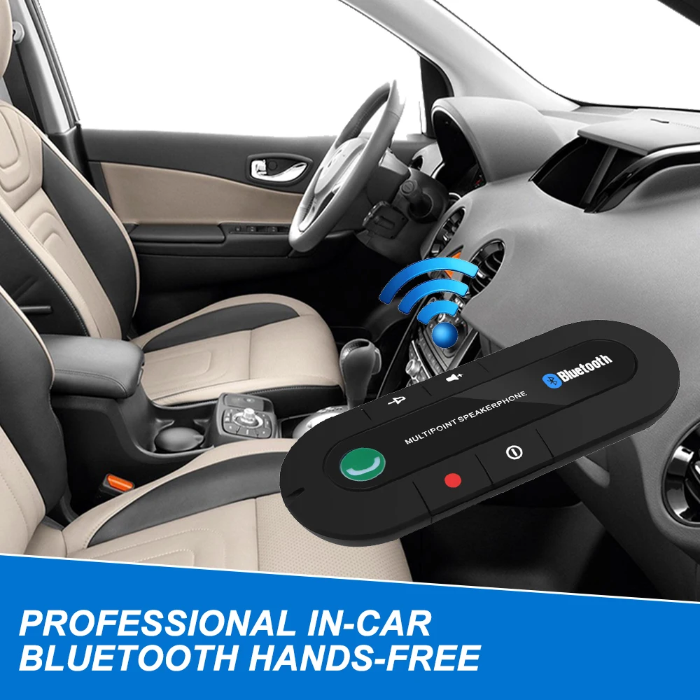 Bluetooth Lautsprecher Freisprecheinrichtung Car Kit – Bild 3