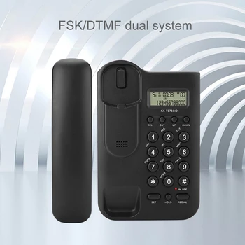 Home Hotel Wired Desktop Wall Phone Office Festnetztelefon