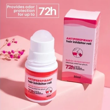 Körpergeruch Antitranspirant Haarhemmerrolle Langlebiger Achselschweiß-Deodorant Trockenentfernung Beseitigen