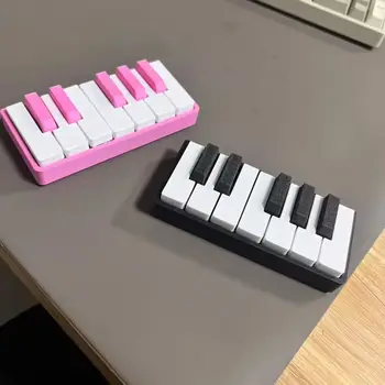 3D-Gedruckter PLA Klaviertastatur-Clicker - Drucktasten-Entspannungsfigur Geeignet für Büroschreibtisch