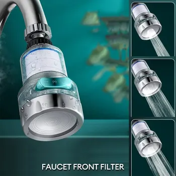 Baokemo 360-Grad-Drehbarer Wasserreiniger, Filterhahn, universell für Küche, Badezimmer, Dusche