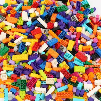 DIY kreative Bausteine großes Set Stadt klassische Bausteine zusammenbauen Geburtstagsgeschenk Kinder