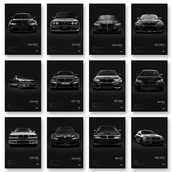 2-a1 berühmte Autos g80 m3c Leinwand Wand kunst Druck Poster e30 m3 z8 dekorative Wandbild moderne Wohnkultur