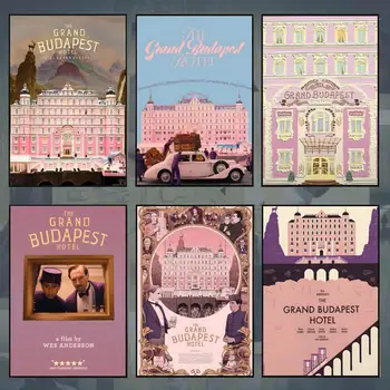 Film „Das großartige Hotel Budapest“ Poster, Raumdekoration, Wandkunst für Zuhause, wasserfester Druck, Poster