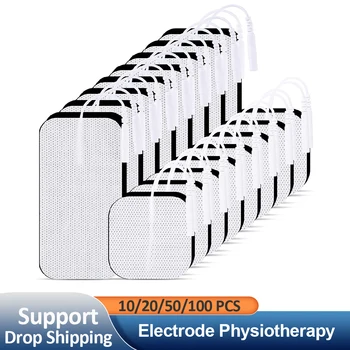 Physiotherapie Zehn-Elektrode ​ Pads Leitfähiges Gel Therapeutischer Pulsdruck Elektrischer Kompex