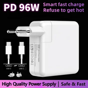 96W MacBook Ladegerät Laptop USB-C Netzteil für MacBook Pro M1 M2 MacBook Air A2337 A1706 Netzteil Adapter