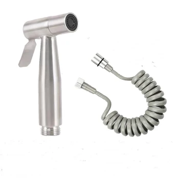 Bad Einzigen Kalten Wasser Wc Bidet Sprayer Wasserhahn Edelstahl Dusche Bidet Wand Montiert Frau Reiniger
