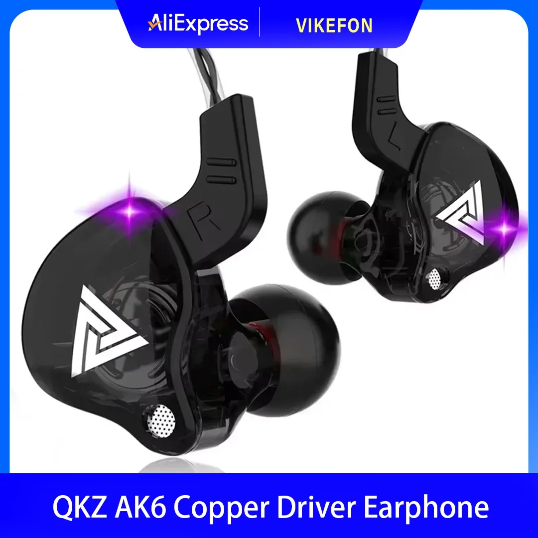 VIKEFON QKZ AK6 In-Ear-Kopfhörer mit 6 dynamischen Treibern
