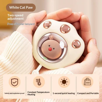 Wärmender Handwärmer mit USB-Aufladung, Tragbarer Schnellheizender Baby-Handwärmer für Winter, Büro