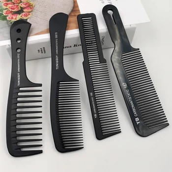 Schwarz Flattop Haar Schneiden Kamm Breiter Zahn Männer Schneiden Haarbürste Professionelle Salon Barber Haar