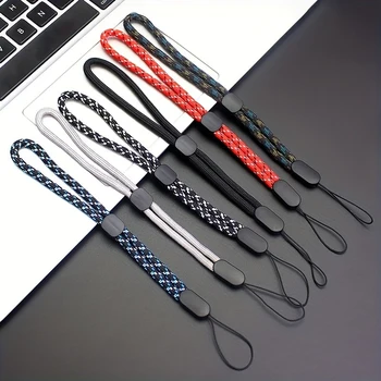 Heißer Handy Straps USB Schlüssel Kurze Lanyard Einstellbare Walkie Talkie Hand Strap Handgelenk Seil Audio