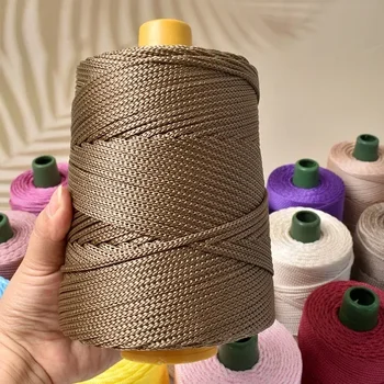 250g Leichtgewichtiges Eisseidengarn für Sommer-DIY: Handgewebter Sonnenhut, Tasche, Schuhe, Kissen