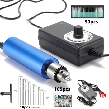 220 V 13000 U/min Stufenloser, geschwindigkeitsverstellbarer Mini-Mini-Elektroschleifer aus Metall