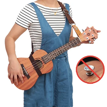 Ukulele-Gurt, kleiner Gitarrengurt, bequemer, atmungsaktiver Leinen-Baumwoll-Gurt, 4 cm breiter