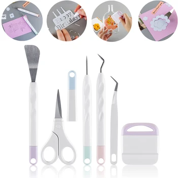 Handwerk Vinyl Jäten Werkzeuge Set Sammelalbum DIY Silhouette Relief Carving Tool Kit Für Cricut (6 Stück)