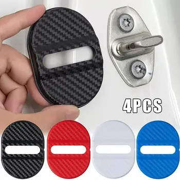 Universal Auto Türschloss Schutzhülle 4PCS Selbst-klebe Auto Dekorative Zubehör Auto Türschloss Anti Rost