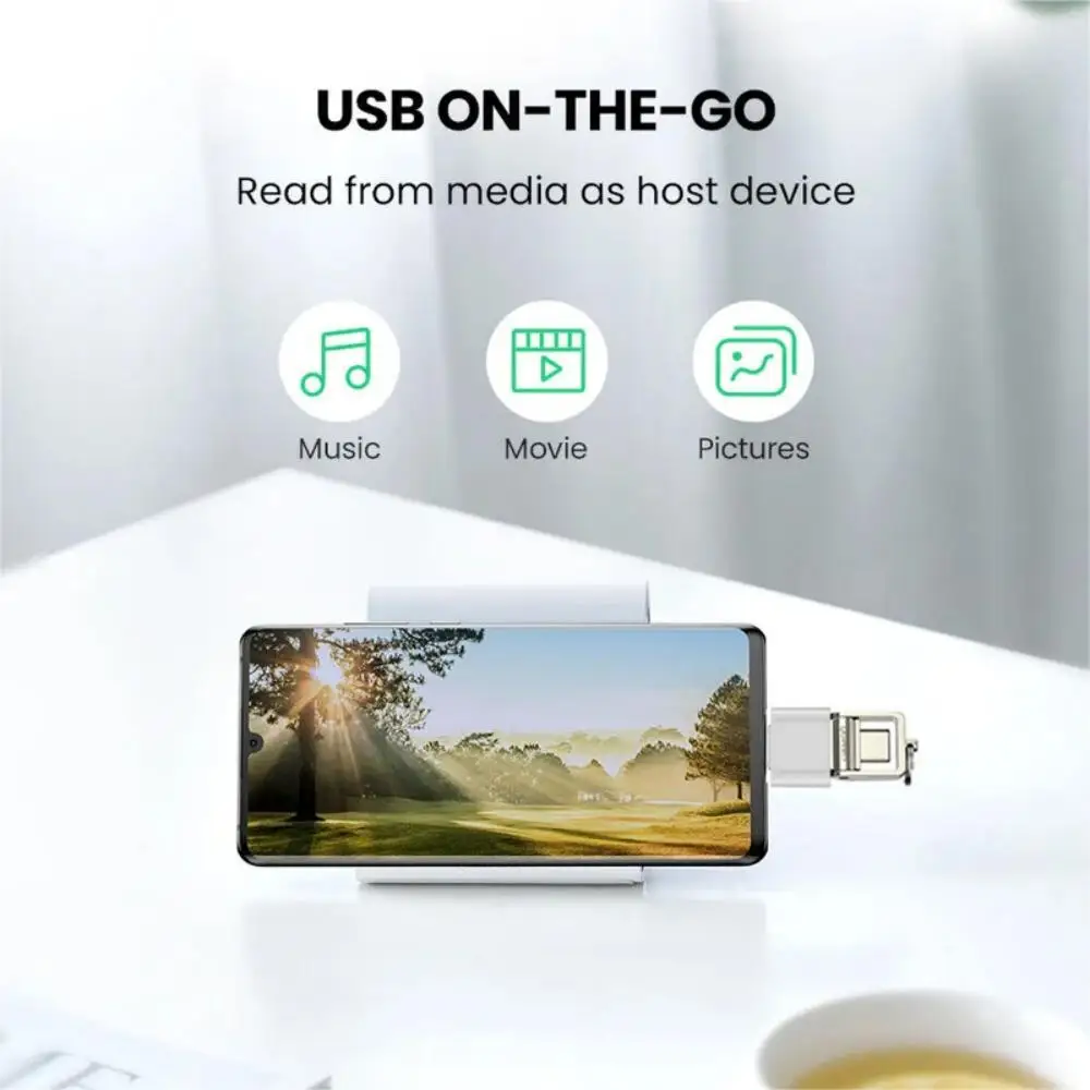 USB-C auf USB-A 3.0 OTG-Adapter, Mini – Bild 3