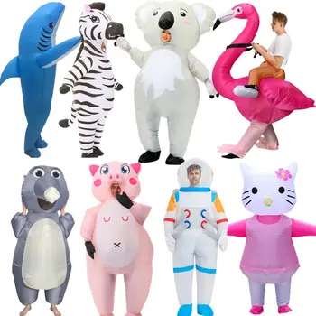 Beliebte Tier-Aufblaskostüme Party-Maskottchen-Outfits Anime-Cosplay Halloween-Kostüme für Erwachsene