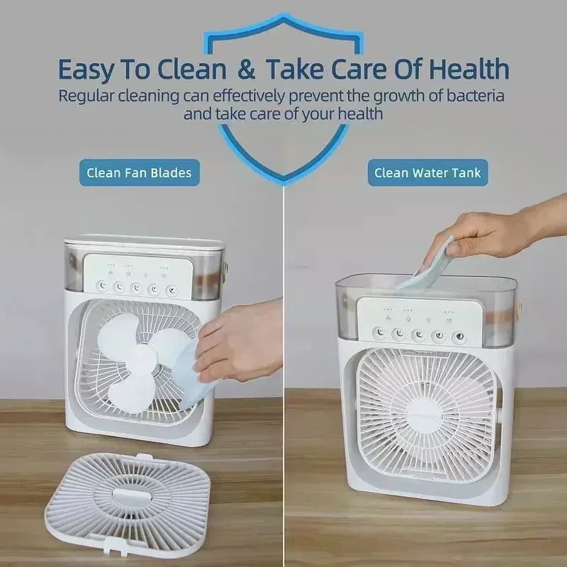 Neuer 3-in-1 tragbarer Ventilator, Klimaanlage, Haushalt – Bild 6