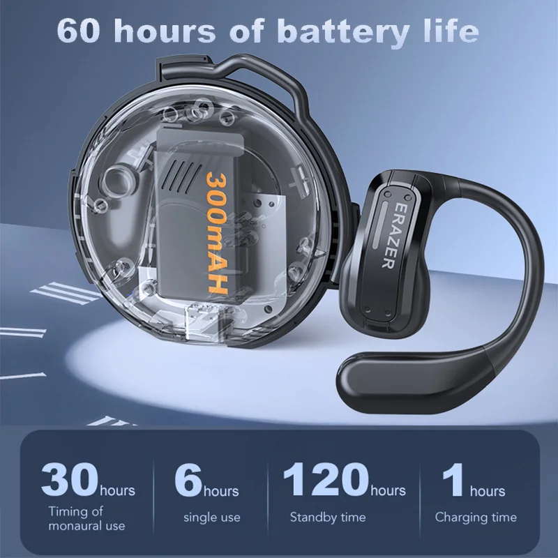 ERAZER X8 AI Translator Ohrhörer Gaming Bluetooth 5.4 – Bild 2