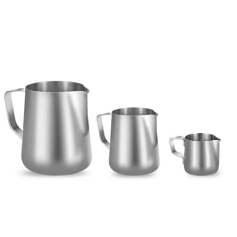 Milchaufschäumer Krug Edelstahl Behälter 100ML 350ML 600ML – Bild 5