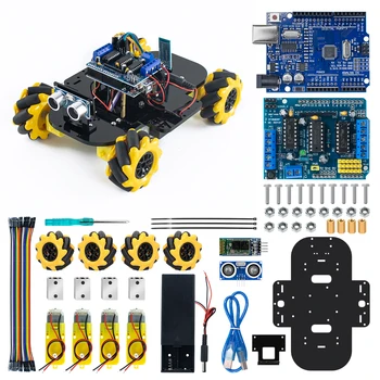 LAFVIN 4WD Mecanum Roboterauto für Arduino Robot Car Kit Smart DIY UNO R3 Projekt